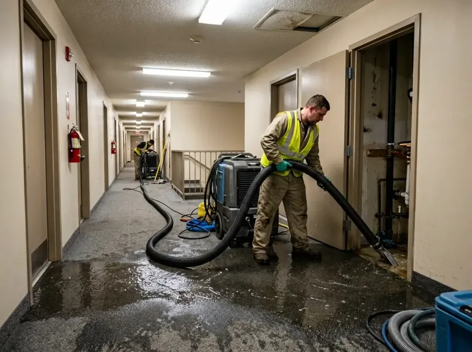 multi-unit-apartment-hallway-f-005 — frequently asked questions, Emergency Burst Pipe Water Extraction & Removal in Corona d…